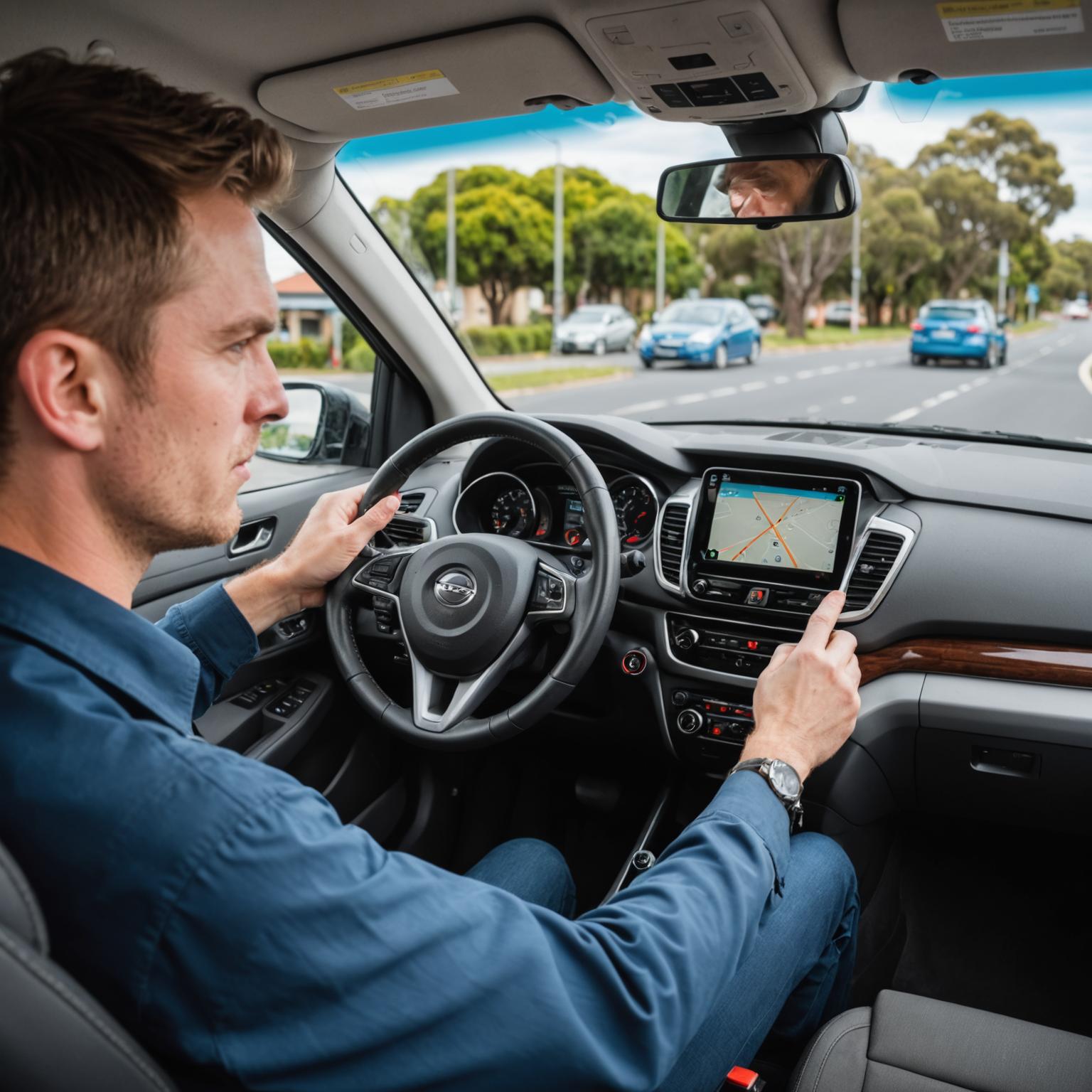 Professional driving lesson with accredited instructor in a dual-control vehicle